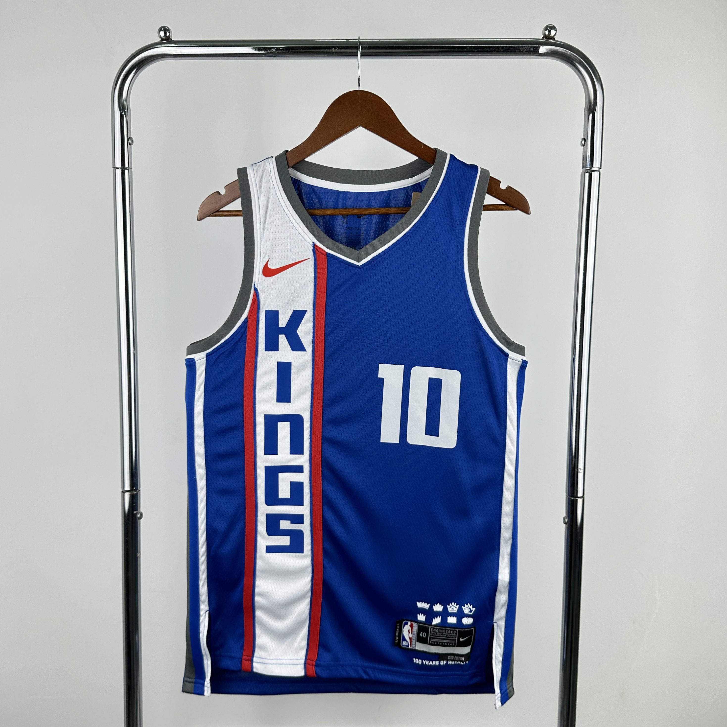 Men Sacramento Kings #10 Derozan Blue Season Nike 2024 NBA Jersey